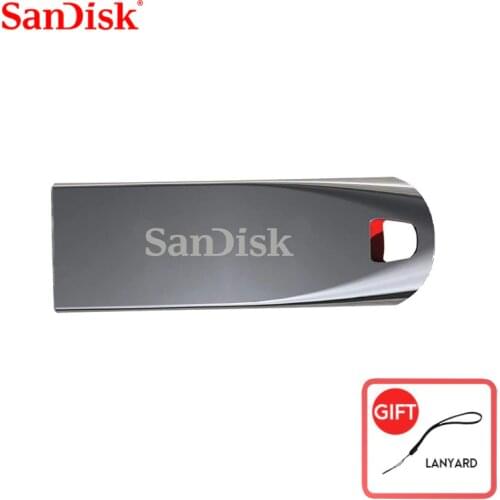 SanDisk Original CZ71 Pendrive USB 2.0 USB Flash Drive 64GB 32GB 16GB Pen Drive Metal Flash Drive High Quality Storage Device