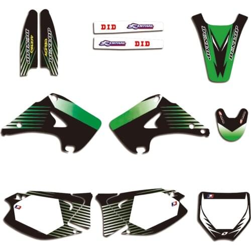 Sticker for Kawasaki KX125 KX250 2003-2012 Full Graphic Decal KX 125 250 2011 2010 2009 2008 2007 2006 2005 2004