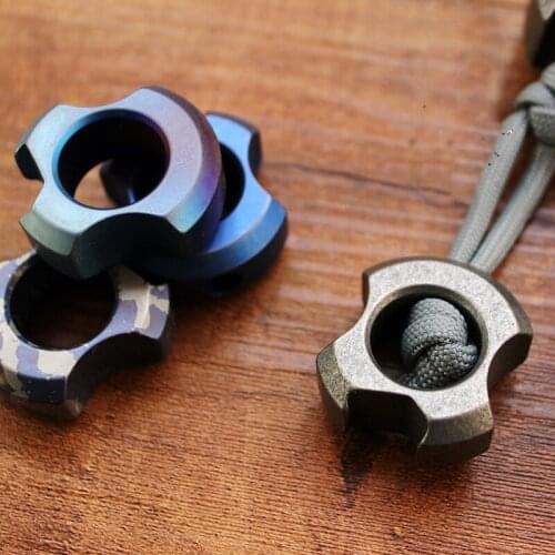 Titanium alloy EDC knife pendant umbrella rope pendant/mobile phone pendant/zipper head/key chain pendant/bottle opener tools