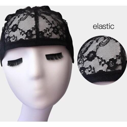 On Sale 5 Pcs/Lot Dome Cap For Wig Quality Promise Wig Making Tools Double Layer Lace Adjustable Wig Cap For Making Wig Hair Net