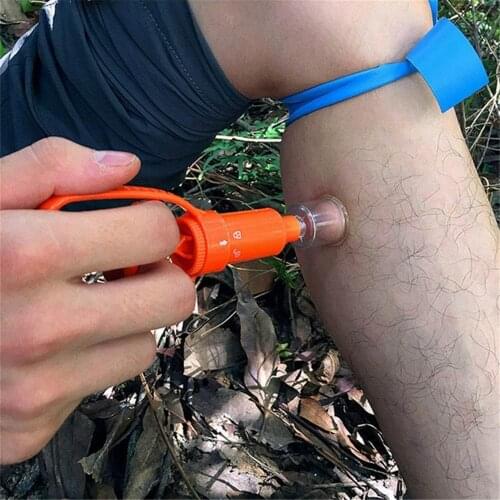Vacuum Detoxification Venom Extractor Pump Suction Device Snake Bee Bite Outdoor Survival Rescue Emergency Safety Tool