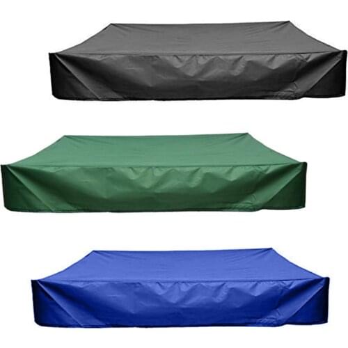 High Quality Material Durable Lightweight And Folded Sandpit Cover Waterproof Dust-Proof For Garden Swimming Pool Sandbox Cover