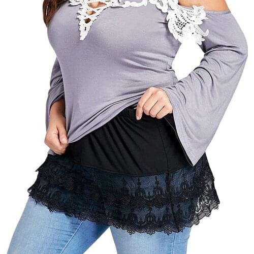 Gaono 2021 New Fashion White Lace Skirt for Women High Waist Elegant Skirts Casual Clothing Female Spring Femme Bottom