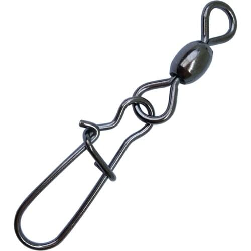 10/20pieces Fishing Crane swivels with nice snap freshwater bass fishing accessories saltwater fly carp fishing tackle gear