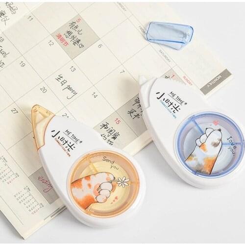 12 pcs/lot Large Capacity Cat Paw 12M Correction Tape Cute Tapes Promotional Stationery gift School Office Supplies