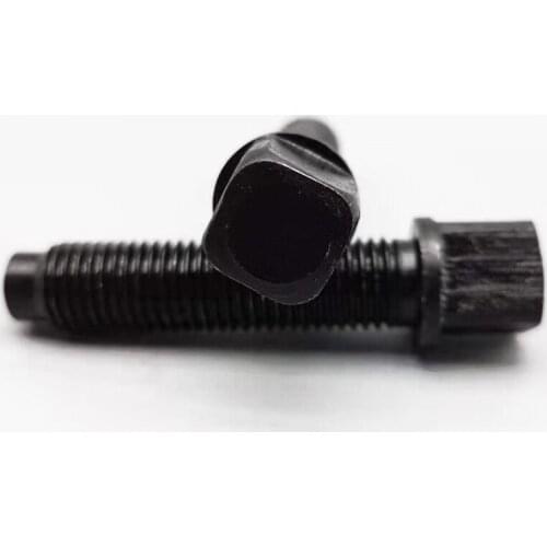 2Pcs M12 45# Steel Forging Lathe Knife Holder Screws High-Strength Square Head With Pad Knife station Screw 40mm-120mm long