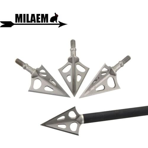 6/12pcs Archery Broadheads 3 Blades Hunting Arrowhead Target Arrow Points Tip For Bow And Arrow Shooting Hunting Accessories