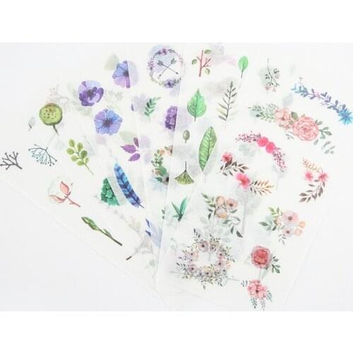 6PCS New Cute Cartoon Midsummer Dress Children Stationery Stickers For DIY Albums Scrapbooking Diary Decoration Depicting