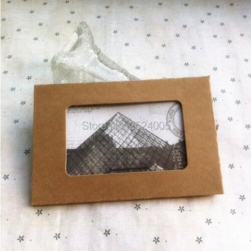 Free shipping wholesale kraft paper postcard envelope15.5x10.2x0.5CM/gift packing box/card packing box/packing tags 50 pcs a lot