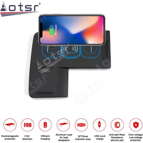 For KIA K5 2019 Car Wireless Charger QI Intelligent Infrared Fast Charging for iPhone Samsung Huawei