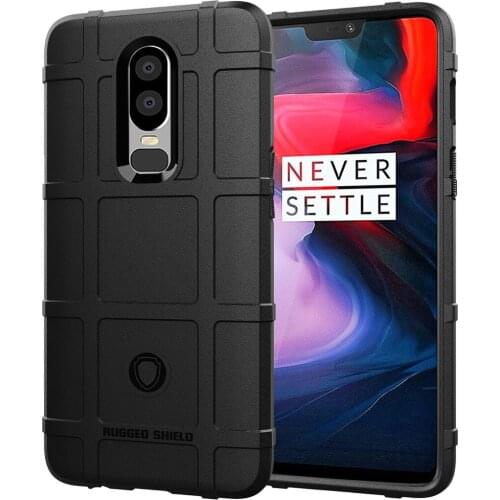 For One Plus 6 T Military Heavy Duty Protect Cover Rugged Shield Silicone Case