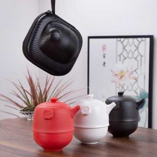 Ceramic Tea Pot Cup Tea Set Drinkware Quick Cups Travel Portable Dehua Porcelain Kung Fu Teapo Teacup Gaiwan Tea Ceremony
