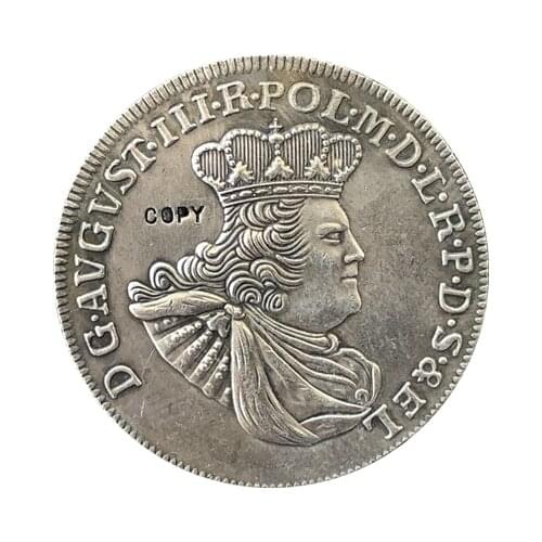 1763 Poland coins COPY FREE SHIPPING 33mm