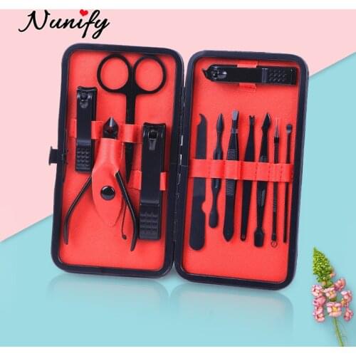 Nunify Nails Set Stainless Steel Nail Clipper Nail Cutting Grooming Sets Nail Cutting Machine Professional Nail Instruments