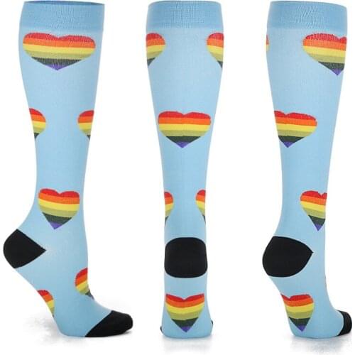 6 Styles compression socks Fit for Sport varicose vein Men Cycling Golf Travel Fit for Nurses Shin Splints Flight Travel socks