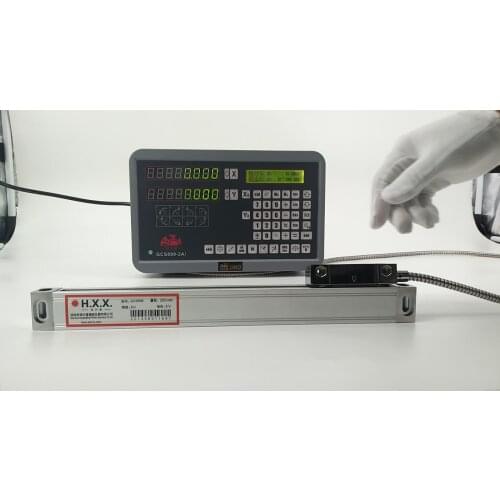 New Hxx High Precision 2pc GCS898 50-1000mm Optical Measuring Instruments Linear Glass Scale For All Machine