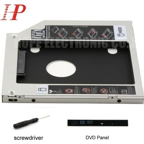 50PCS New 9.5mm Aluminum SATA HDD Caddy SSD HDD Enclosure For Apple Macbook Pro 13'' 15'' 17'' A1278 A1286 A1297