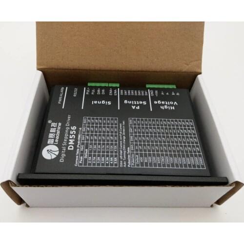Original Leadshine DM556 DSP Digital Stepper Drive 2-phase 57mm NEMA23 86mm NEMA34 motor 18-50VDC 2.1-5.6A New In Box