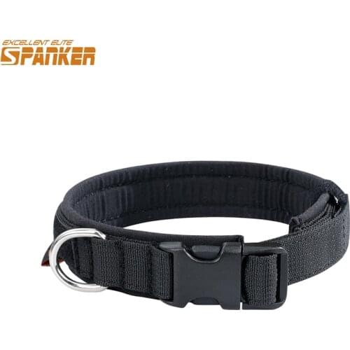 EXCELLENT ELITE SPANKER Puppy Collars Training Plastic Buckle Dog Collar Tactical Length Adjustable Pet Dogs Collar