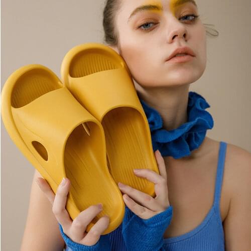 Women Summer Fashion Slippers Sandals Platform Shower Thick Soft Sole Slide Boys Girls Men Ladies Non-slip Bathroom Shoes