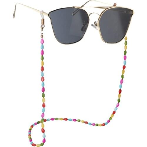 Multicolor Beaded Sunglasses Chain for Women Eyeglasses Neck String Cord Retainer Strap Eyewear Lanyard Holder