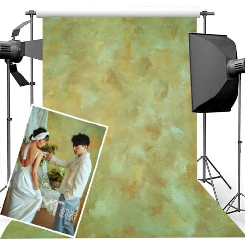 Light Green Background Retro Portrait Photography Abstract Texture Backdrop Photography Studio Props Photographer Kids Children