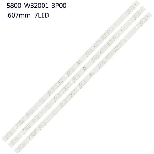 3 PCS/set LED backlight strip for Skyworth 32E3500 32E360E 32X3000 32E3000 32HX4003 5800-W32001-3P00 0P00 CRH-A323535030751AREV1