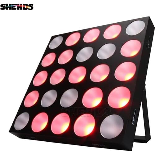 LED 25x30W RGBW Blinder Matrix DMX512 Stage Effect Lighting Good For DJ Disco Party Dance Floor Bar And Wedding Decorations