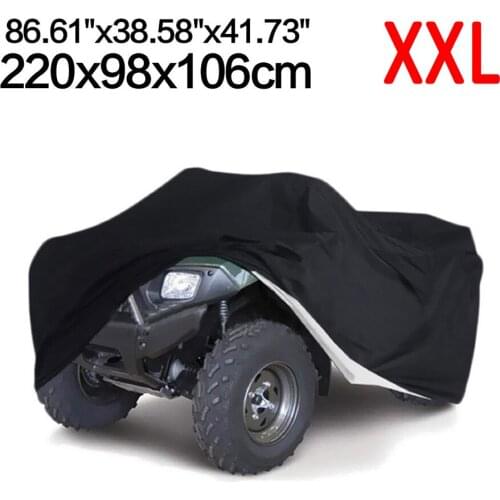 XXL Waterproof ATV Cover Universal Black Anti-UV Rain Cover Fit For Polaris Honda Yamaha Can-Am Suzuki Camo