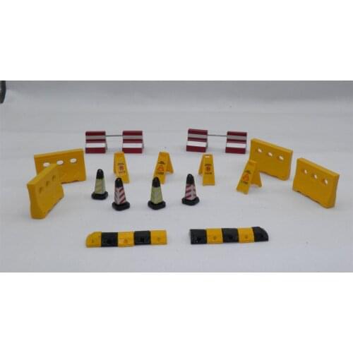 1/43 New Special Price Die-casting PVC Car Model Traffic Barrier Equipment Scene Set Toys For Children Lol