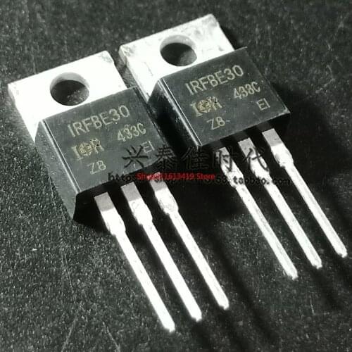 2PCS/LOT IRFBE30 4.1A/800V TO-220