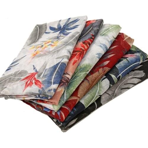 2021 Newest Long Viscose Shawl Scarf Floral Printed Head Wraps Islamic Muslim Hijabs Turban 180x90cm