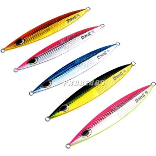 5PCS Fishing Deep sea Ocean Boat Rock Beach Metal Slow Jig Jigging Jigbait Spoon Lure baits 150g/15cm