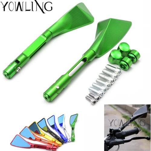 Motorbike Accessories rearview Side mirror Motorcycle mirror For Kawasaki Z250 Z650 Z750 Z800 Z900 Z1000/sx EX250/300 ZX-6R/10R