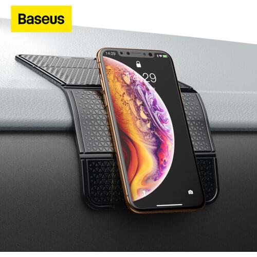 Baseus Car Phone Holder Universal Mobilephone Wall Desk Sticker Multi-Functional Nano Rubber Pad Car Mount Phone Support