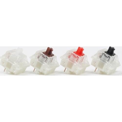 Gateron silent switch mute switches 5 pin brown red black switch for mechanical keyboard
