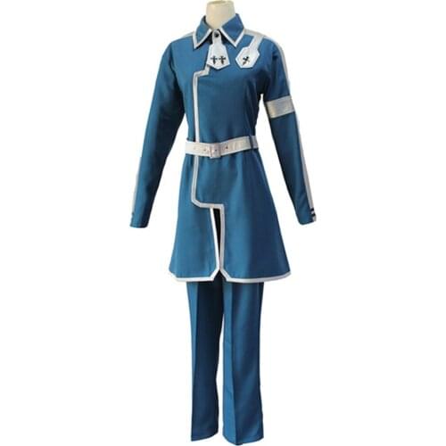 Brdwn Sword Art Online Alicization SAO 3 Unisex Eugeo Synthesis Thirty-two Cosplay Costume Suit (Top+Pants+Belt)