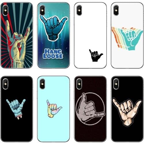 Surfer Surf Hang Loose Shaka Soft Phone Case For Samsung Galaxy A71 A70 A60 A51 A50 A41 A40 A31 A30 A20E A21S A12 A10 A7 A5 A3