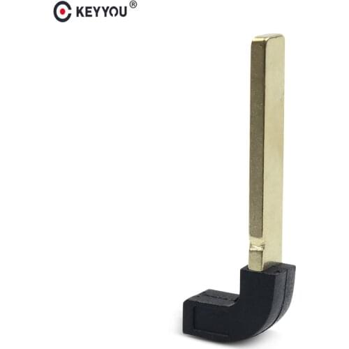 KEYYOU Car Smart Emergency Key Shell Case For Volkswagen VW Passat B5 B8 Magotan Skoda A7 Variant Auto Insert Key Blade HU162
