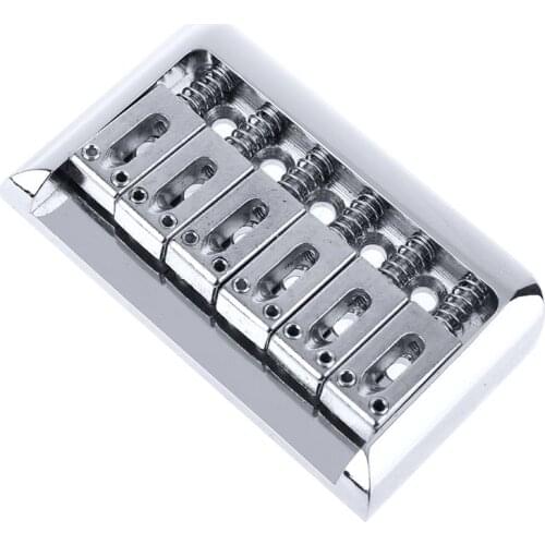 FIXED HardTail 6 String ELECTRIC GUITAR BRIDGE TAILPIECE & Wrench Metal