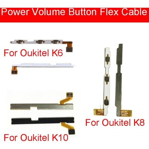 Power on/off+Volume Side Button Flex Cable FPC For Oukitel K6 K8 K10 Power Volume Switch Sidekey Flex Ribbon Replacement Parts