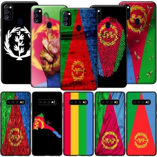 GX65 Eritrea Flag Silicone Soft Case for Samsung S6 S7 Edge S8 S9 S10 S10E S20 Fe S21 S21s S30 Ultra Plus Lite