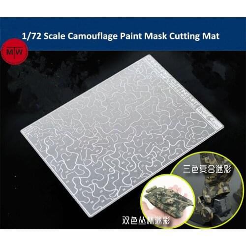 Forest Desert Camouflage Paint Mask Cutting Pad Mat Model Building Tools for 1/72 1/100 1/144 Scale Model AJ0088