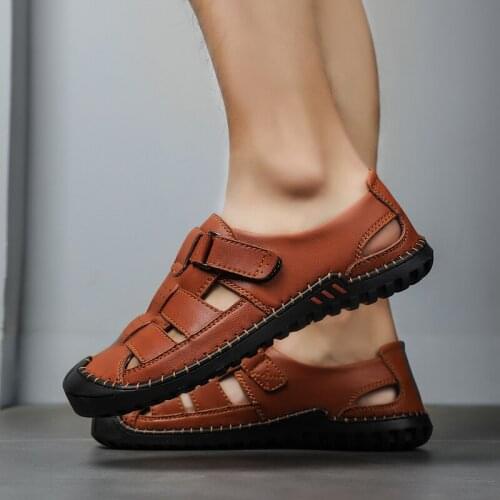 Roman Sandals Men Sandalias Deportivas Hombre Mens Sandals Casual Rubber Men Beach Sport Sandalia Rasteira Sandale Ete Homme