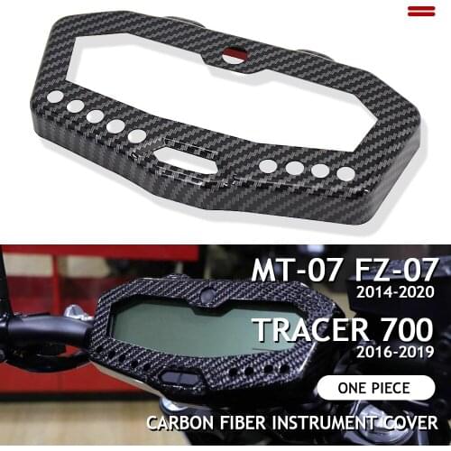 NEW Motorcycle Accessories For Yamaha MT-07 FZ-07 Tracer 700 Carbon Speedometer Cover MT07 FZ07 2014-2020 Tracer700 2016-2019