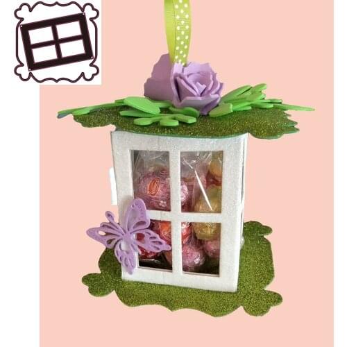 Metal cutting Die Window frame background DIY scrapbook Decoration process Die-cut Paper Card making New template