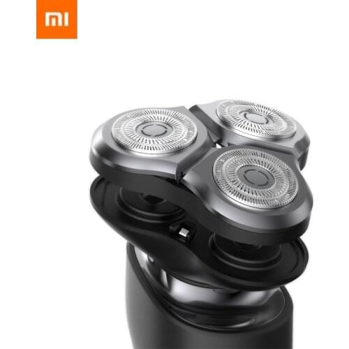 Original Xiaomi Mijia MJTXDDT01SKS Electric Shaver Head S500 Replacement Charger Base Black Double Ring Cutter Double Blade
