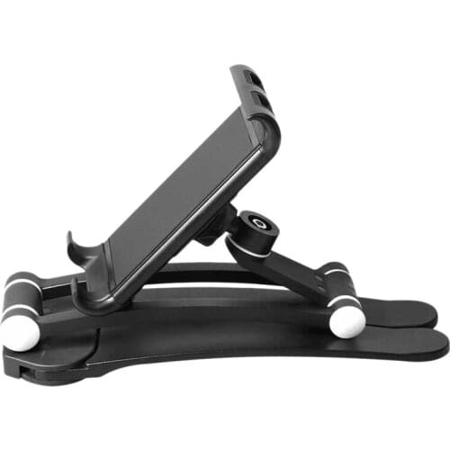 Cell Phone Stand 360 Degree Rotating Desktop Aluminum Alloy Holder For Iphone Ipad Tablet 4-10.5 Inches