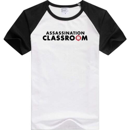 FOR Assassination Classroom Letter Print short sleeve casual Men Women T-shirt Comfortable Tshirt Cool Print GA614
