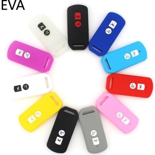 Silicon Key Case for Honda X ADV SH 125 150 300 Forza 125 300 PCX150 2018 Motorcycle Scooter 2 Button Smart Key